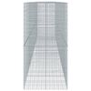 vidaXL kaanega gabioonkorv, 850x100x200 cm, tsingitud raud