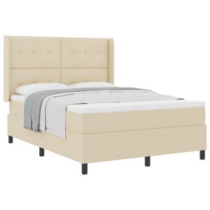 vidaXL Karbi vedrumadrats padjaga peaga cream 190 x 140 cm kangas