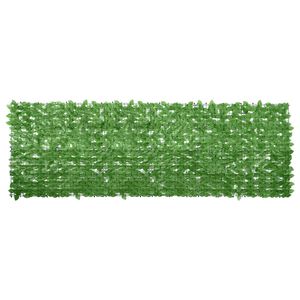 vidaXL r&otilde;dusirm, rohelised lehed, 300 x 100 cm