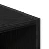 vidaXL Garderoobikapp riiuliga Must tamm 30 x 50 x 200 cm Tehispuit