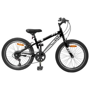 vidaXL M&auml;gi Bike 20 Tolli 6-Speed 5-8 aastastele Must