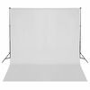 vidaXL fotostuudio komplekt valgustuse, taustapildi ja reflektoriga
