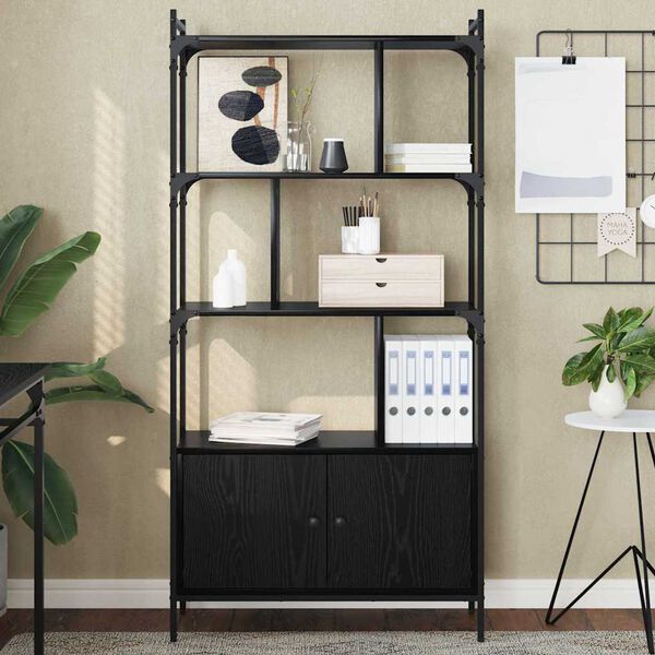 vidaXL Raamatukapp Tehispuit