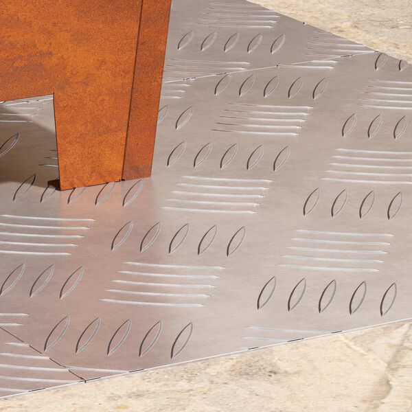 vidaXL Astme katte Kandiline 4 pcs H&otilde;bedane 40 x 40 cm Alumiinium