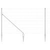 vidaXL Aiapost Galvaniseeritud 25 x 1,4 m Teras