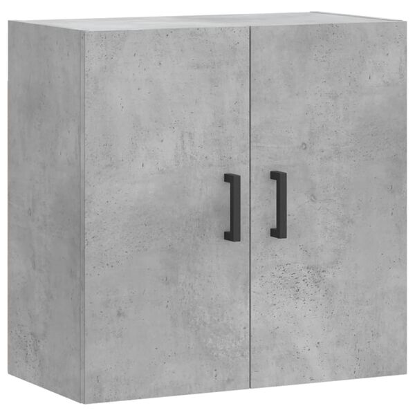 vidaXL seinakapp, betoonhall, 60 x 31 x 60 cm, tehispuit