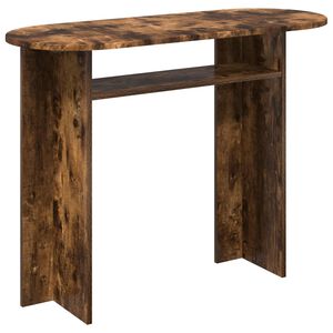 vidaXL Konsoollaud Suitsutatud tamm 100 x 39,5 x 75 cm Tehispuit