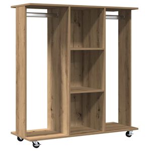 vidaXL Garderoobikapp riiuliga k&auml;sit&ouml;&ouml;tamm 102 x 38 x 110 cm Tehispuit