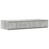 vidaXL Voodisahtlid Betoonhall 75 x 36,5 x 16,5 cm Tehispuit