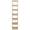 vidaXL raamaturiiul/ruumijagaja, Sonoma tamm, 40x30x198 cm