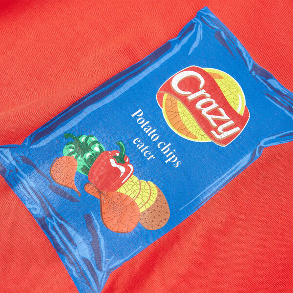 L&uuml;hikeste varrukatega laste T-s&auml;rk, punane, 140