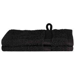 vidaXL K&uuml;lastaja r&auml;tik SOLUND 2 pcs Must 15 x 21 cm 550 gsm