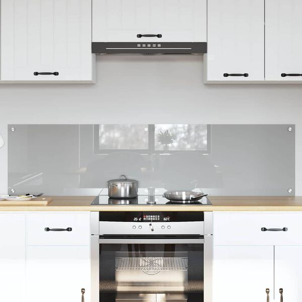 vidaXL K&ouml;gi Splashback 2 pcs Helehall 80 x 40 cm karastatud klaas