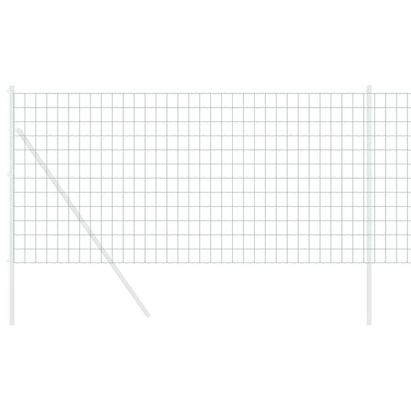 vidaXL Euroopa aed Roheline 1.4 x 10 m PVC-kaetud raud