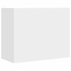vidaXL seinakapp, valge, 75 x 35 x 60 cm, tehispuit