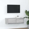 vidaXL telerikapp, hall Sonoma tamm, 80x31x25,5 cm, tehispuit