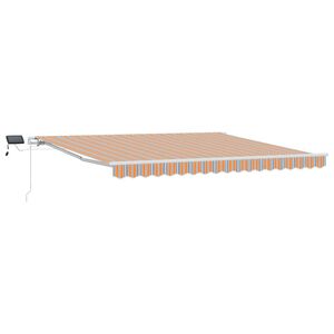 vidaXL Kokkuvolditav varikatus Mitmev&auml;rviline 400 &times; 300 cm