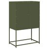 vidaXL Highboard Olive Green 68x39x107 cm Teras