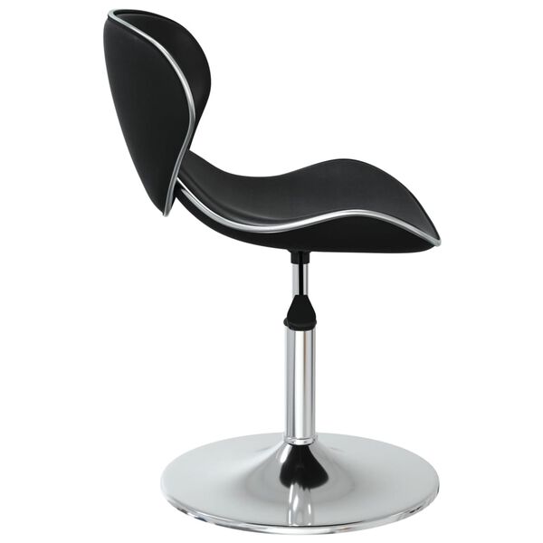 vidaXL s&ouml;&ouml;gitoolid 4 tk, must, kunstnahk