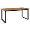 vidaXL aialaud U-kujuliste jalgadega, 180 x 90 x 75 cm, akaatsiapuit