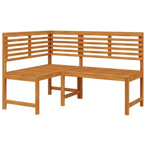vidaXL aia nurgapink, 140 cm, toekas akaatsiapuit