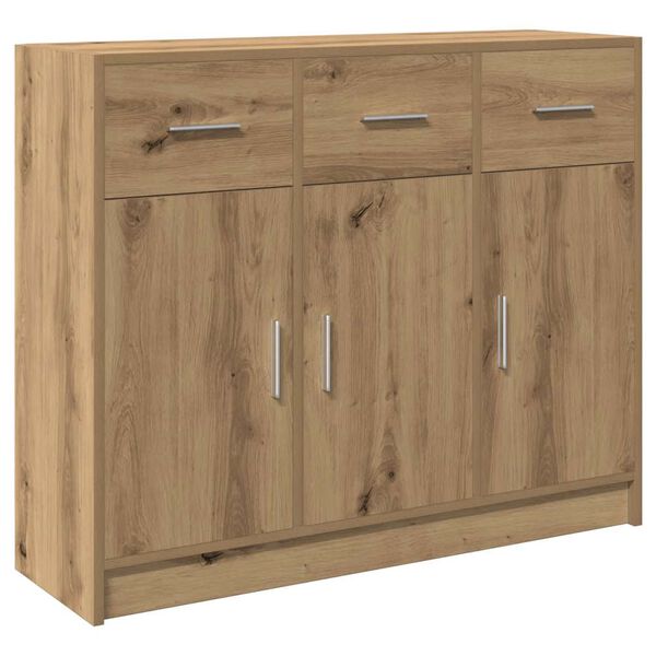 vidaXL puhvetkapp Artisan Oak 91x28x75 cm Engineered Wood