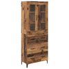 vidaXL K&otilde;rgushein Vana puit 69,5 x 34 x 180 cm Tehispuit
