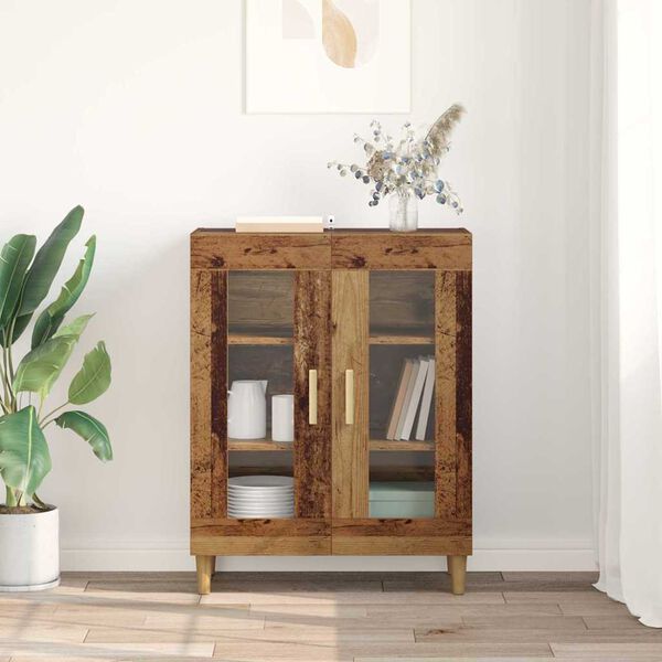 vidaXL K&otilde;ide Vana puit 69,5 x 34 x 90 cm Tehispuit