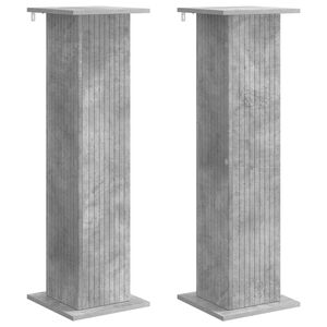 vidaXL Taimede alus 2 pcs Betoonhall 30,5 x 30 x 100,5 cm Tehispuit