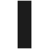 vidaXL raamaturiiul/ruumijagaja, must, 80x30x103 cm, tehispuit