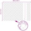 vidaXL Aiapost Hall 10 x 0,4 m (40 x 40 mm v&otilde;rk) Terased ja PVC