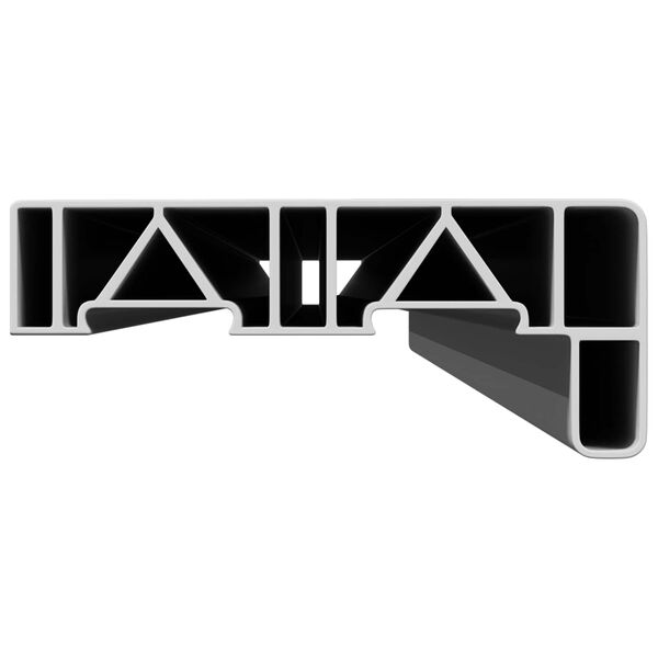 vidaXL Akna aluskate Valge 140 x 15 x 4,5 cm PVC