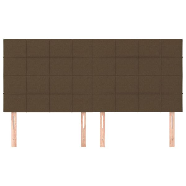 vidaXL peatsiplaat, tumepruun, 160 x 5 x 118/128 cm, kangas