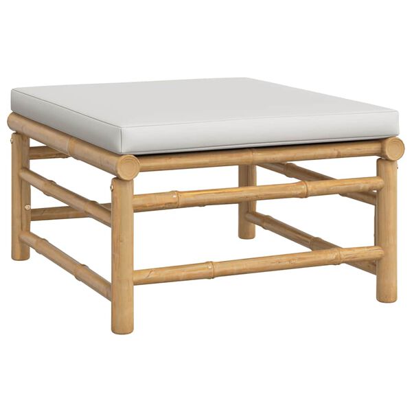 vidaXL aia jalapink helehalli padjaga, bambus