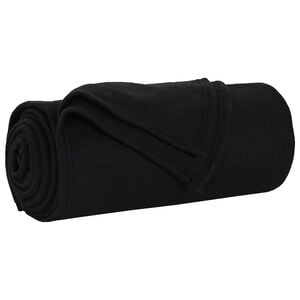 vidaXL Pleed Must 170 x 130 cm 0.33 kg Fliis