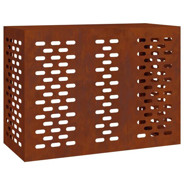 vidaXL Kliimaseadmest kaitsev kate Rooste 110 x 50 x 80 cm terase t&uuml;&uuml;p