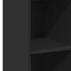 vidaXL kõrge kapp, must, 30 x 41 x 124 cm, tehispuit