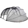 vidaXL Basseini telk kuppel L&auml;bipaistev 640 x 432 x 205 cm PVC