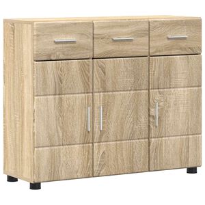 vidaXL K&otilde;ide riiuliga FLORIN Sonoma tamm 88,5 x 30,5 x 73 cm Tehispuit