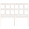 vidaXL voodipeats, valge, 140 x 4 x 100 cm, m&auml;nnipuit