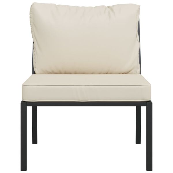 vidaXL aiatoolid liivakarva patjadega, 2 tk, 60 x 74 x 79 cm, teras