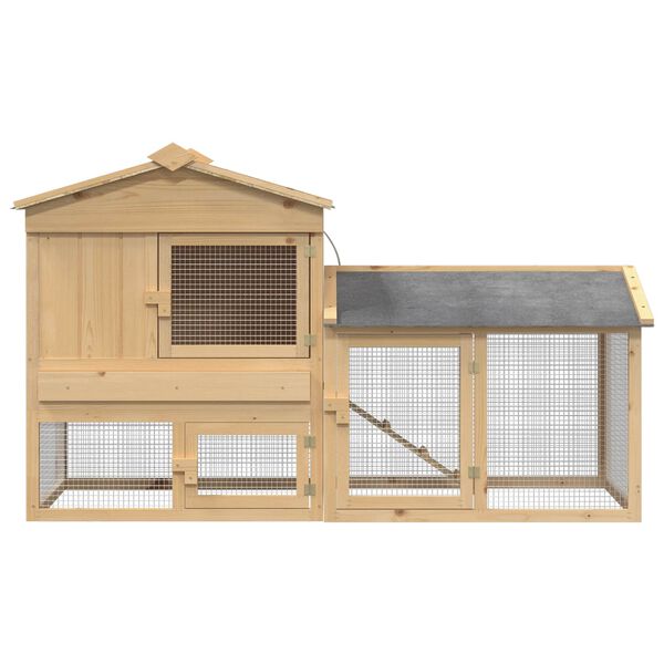 vidaXL Kanakoobas Pruun 150 x 60 x 89 cm