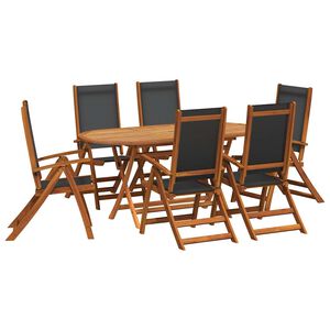 vidaXL 7-osaline aiam&ouml;&ouml;blikomplekt, akaatsiapuit
