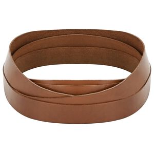 vidaXL Nahk Rihm 1 Pruun 1000 x 3,5 cm Nahk