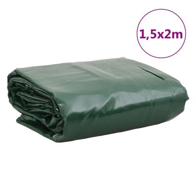 vidaXL present, roheline, 1,5x2 m, 650 g/m²