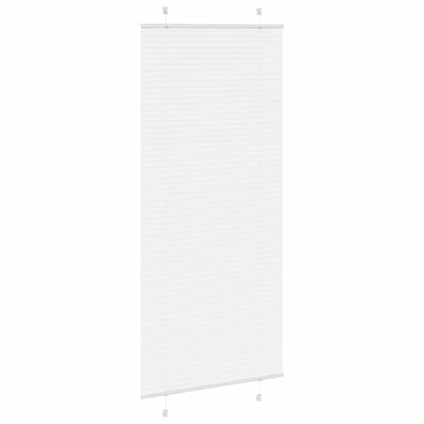 vidaXL plisseeritud ruloo valge 85x200 cm kanga laius 84,4 cm