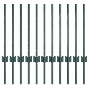 vidaXL Aiapostid 11 pcs Roheline 60 cm Teras