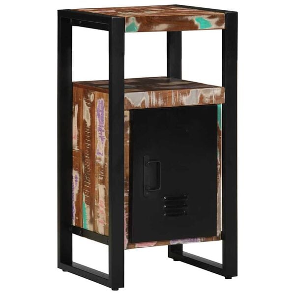 vidaXL Vannitoa mööbleset sahtliga riiuliga 4 pcs Tugev taastatud puit