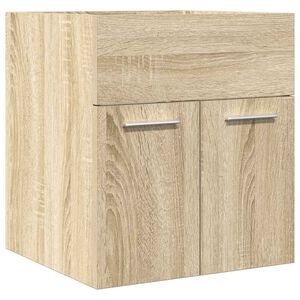 vidaXL Vannitoa valamukapp Sonoma tamm 41x38,5x46 cm ehituspuit