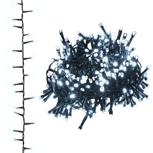 vidaXL LED-valgusriba, 400 LEDi, k&uuml;lm valge, 13 m, PVC